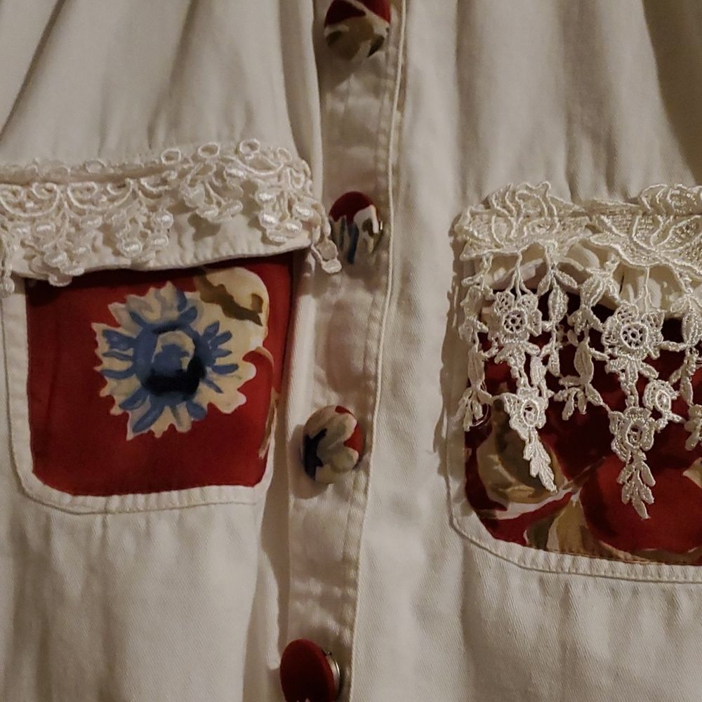 ROSETTES VINTAGE  Button Up - Picture 4 of 7